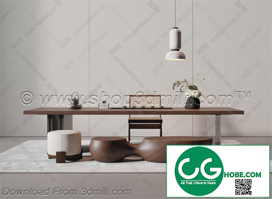 Tea Room 103 3D Model